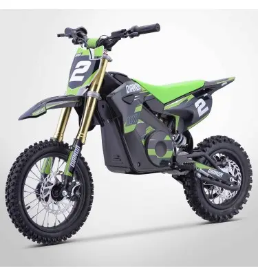 Moto enfant électrique RX 1300W - 12/10 vert batterie lithium